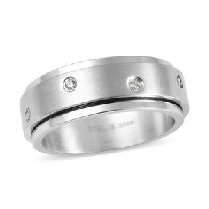 Austrian Crystal Spinner Ring Size 7